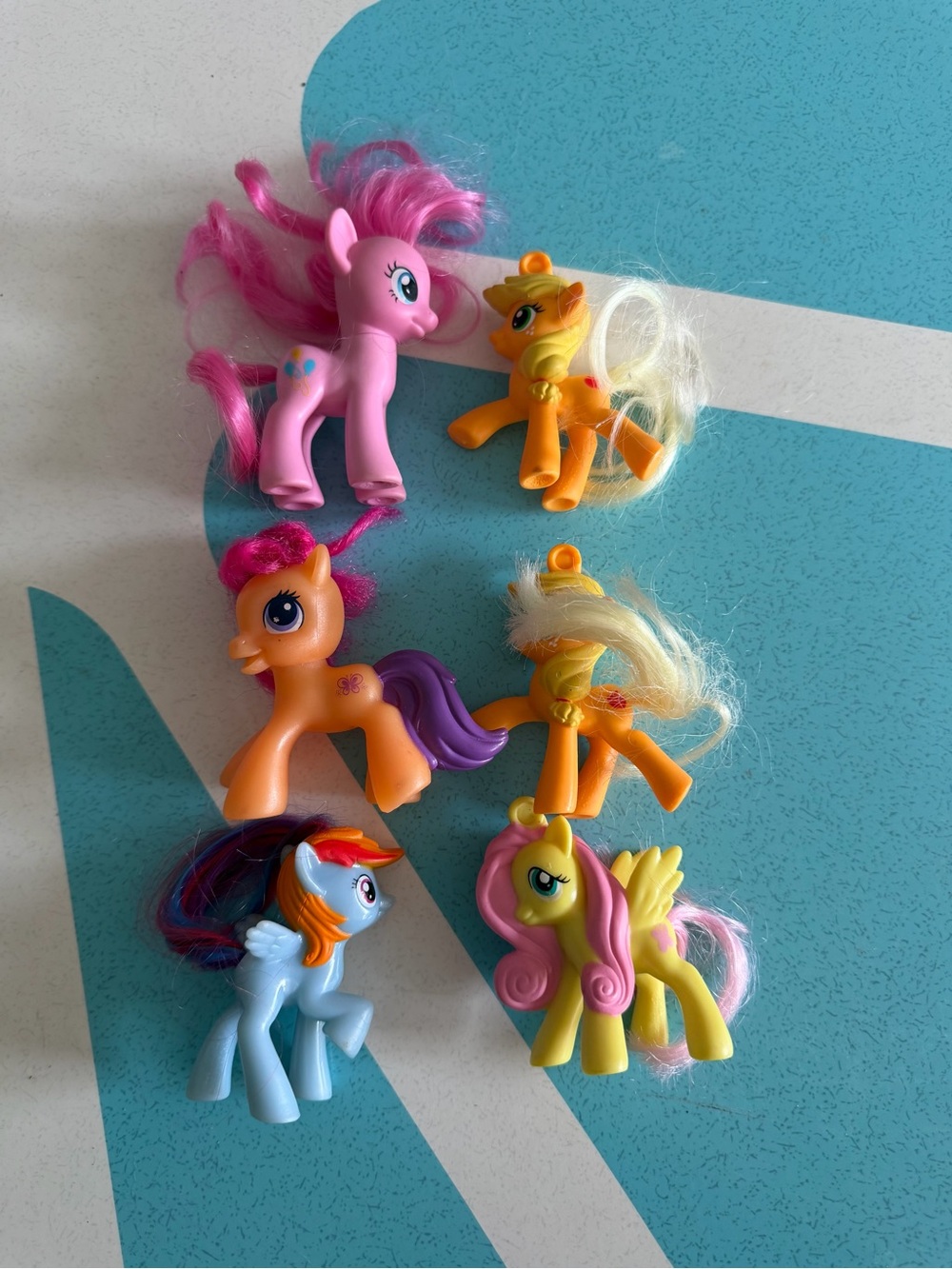 6pc My Little Pony McDonald's Happy Meal Toy Lot - G3.5 & G4 Ponies